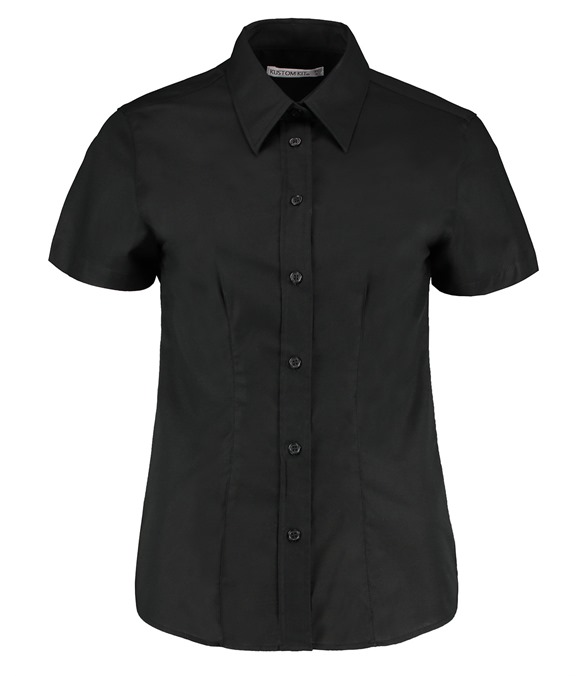 Women&#39;s workplace Oxford blouse short-sleeved (tailored fit)