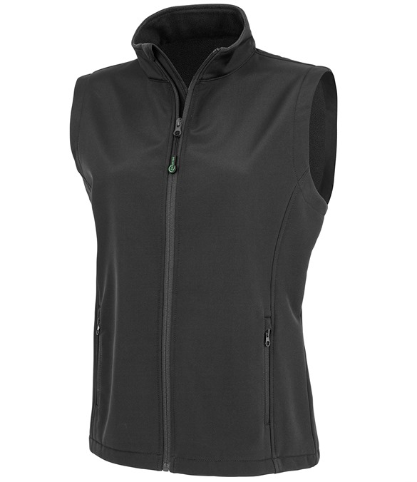 Women&#39;s recycled 2-layer printable softshell bodywarmer