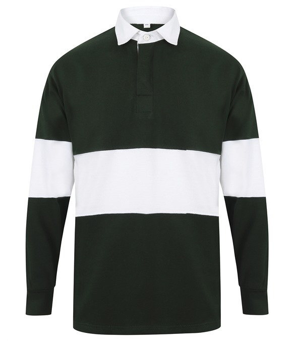 Panelled rugby shirt