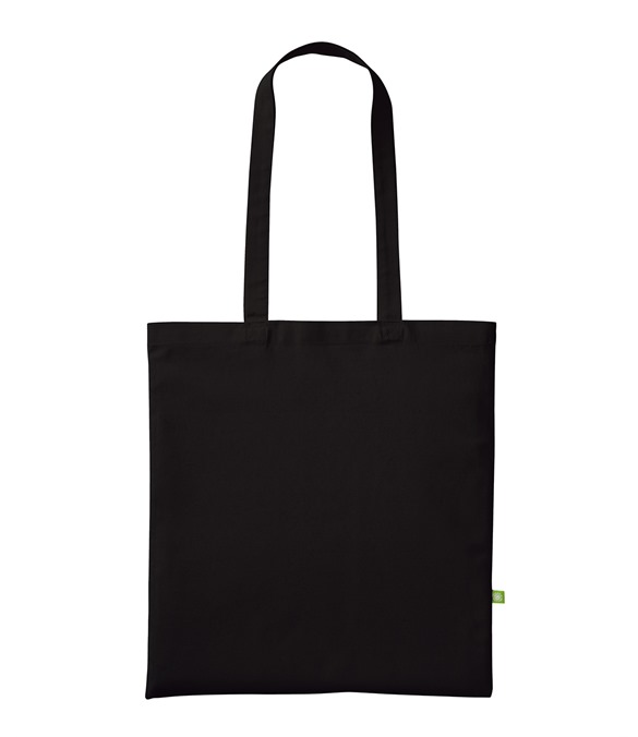 Organic cotton shopper long handle