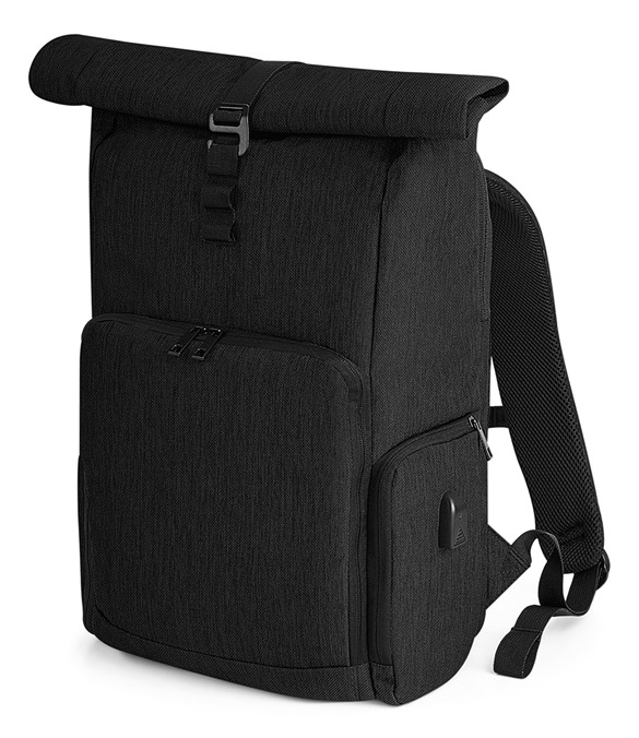 Q-Tech charge roll-top backpack