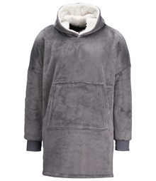 The Ribbon oversized cosy reversible sherpa hoodie