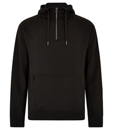 Regular fit 1/4 zip hoodie