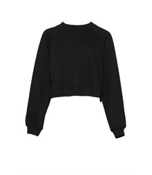 Women's raglan pullover fleece
