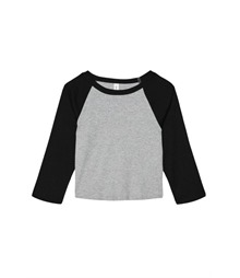 Women?s micro rib 3/4 raglan baby t-shirt