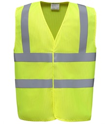 Hi-vis flame-retardant anti-static waistcoat (HVW100ASFR)