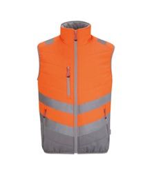 Hi-vis two-tone thermal bodywarmer