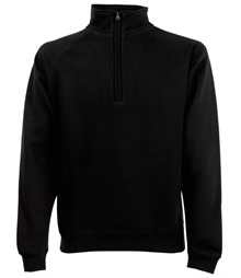 Premium 70/30 zip-neck sweatshirt