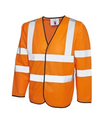Long Sleeve Hi Vis Safety Waistcoat